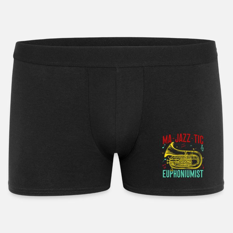 Euphonium Ma-Jazz-Tic Euphoniumist Baritone - Men's Boxer Shorts - black