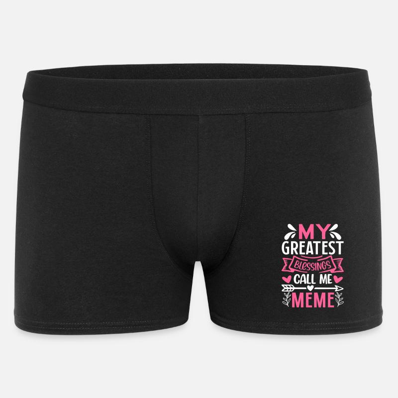 Mein größtes Segnungs-Meme - Männer Boxer Shorts - Schwarz
