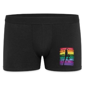 Boulderer Boulder Bouldern - Männer Boxer Shorts - Schwarz - Vorne