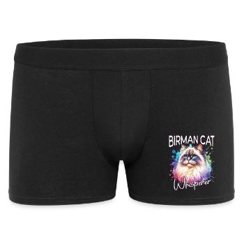 Le Murmureur de chats Birman - Boxer Homme - noir - Devant