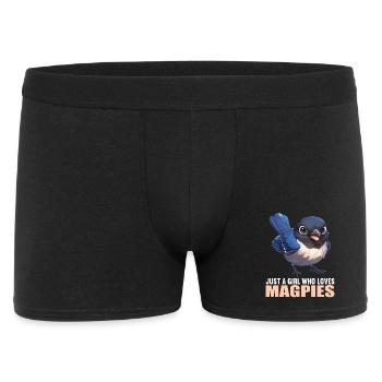 Magpies Magpie - Men's Boxer Shorts - black - Front