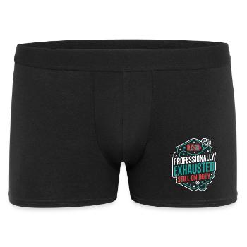 Night Shift Nurse, Tired - Men's Boxer Shorts - black - Front