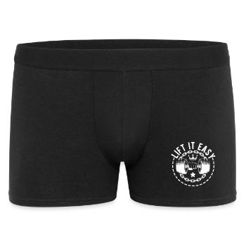 Powerlifting Bodybuilder Lift It Easy Gym - Men's Boxer Shorts - black - Front