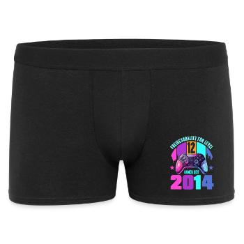 12. Geburtstag Junge Mädchen - Männer Boxer Shorts - Schwarz - Vorne