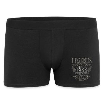 June 1966 Vintage Retro Birthday Gift - Men's Boxer Shorts - black - Front