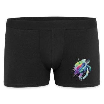 Sea turtle, turtle, water turtle - Men's Boxer Shorts - black - Front
