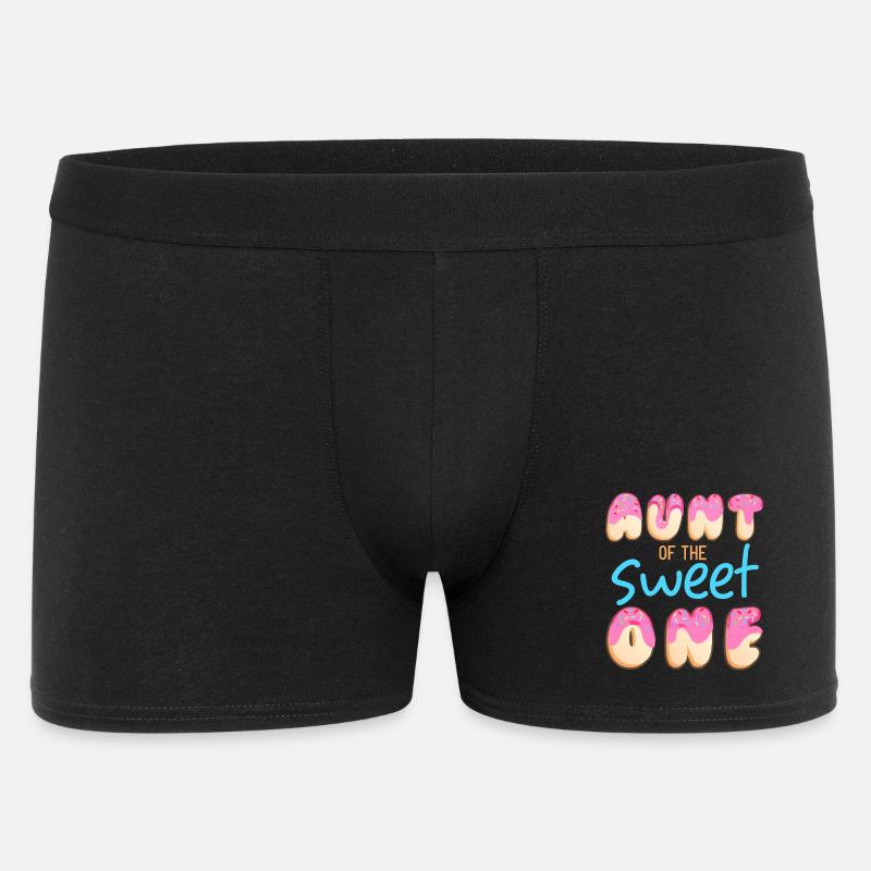 Tante des Süßen - Männer Boxer Shorts - Schwarz