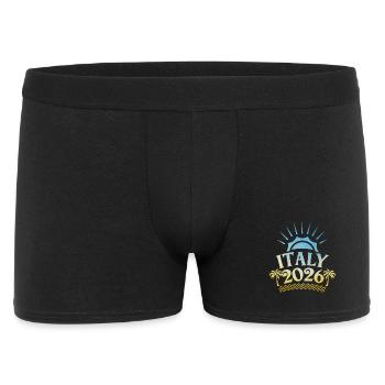 Italy 2026 Colorful - Men's Boxer Shorts - black - Front