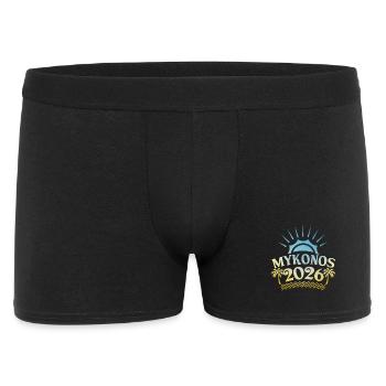 Mykonos 2026 Coloré - Boxer Homme - noir - Devant