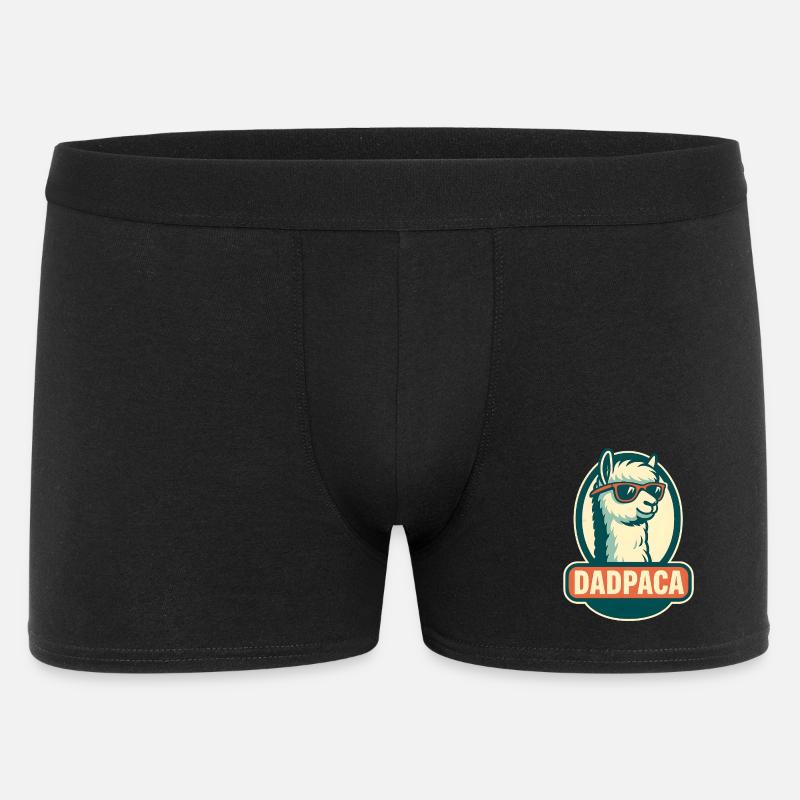Dadpaca No Probllama - Männer Boxer Shorts - Schwarz