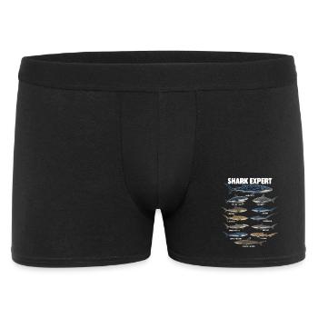 Shark Expert Ocean Marine Biology Humor - Men's Boxer Shorts - black - Front