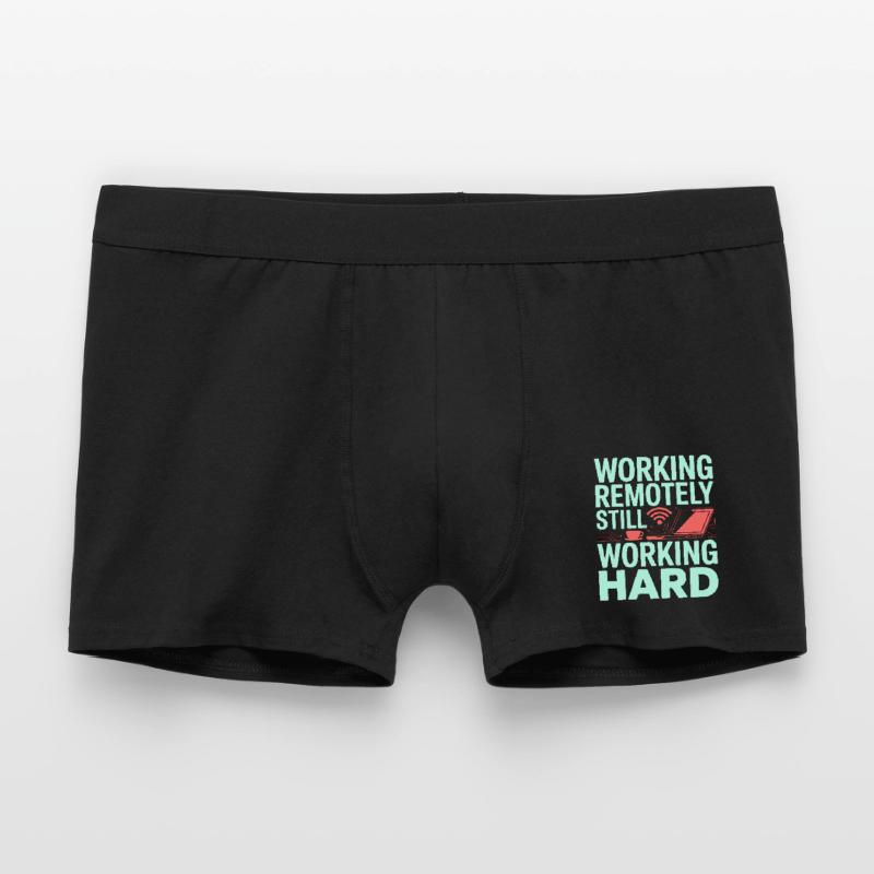 Remote Developer Working Remotely Web Programmer Men's Boxer Shorts