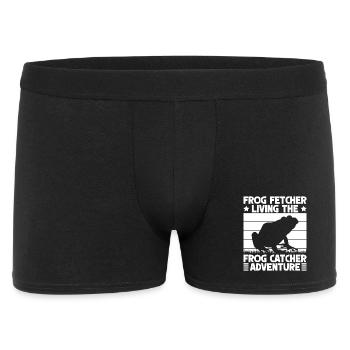 Frog Catcher Living The Adventure Frog - Men's Boxer Shorts - black - Front