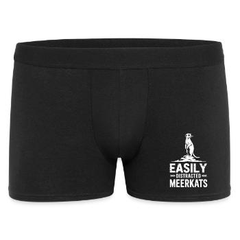 Meerkat Sayings Funny Meerkat Gift - Men's Boxer Shorts - black - Front