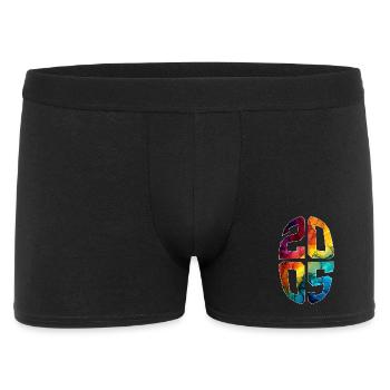 21 JAHRE ALT 2005 21. GEBURTSTAG - Männer Boxer Shorts - Schwarz - Vorne