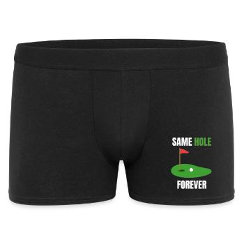 Trou de la fête de garçon - Boxer Homme - noir - Devant