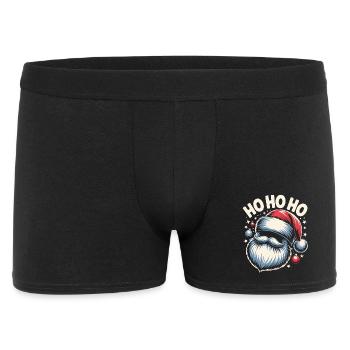 Ho Ho Ho Santa - Men's Boxer Shorts - black - Front
