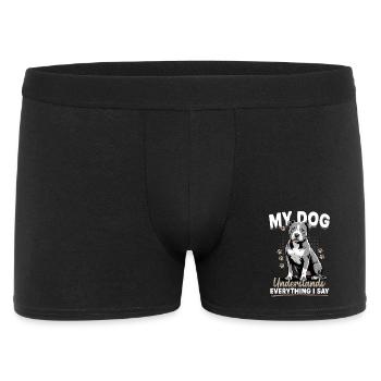 Pitbull Terrier Race de chien pittie - Boxer Homme - noir - Devant