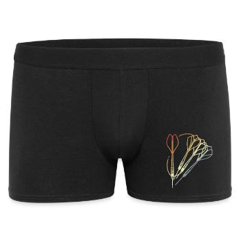 Darts Sketch Vintage Look - Men's Boxer Shorts - black - Front