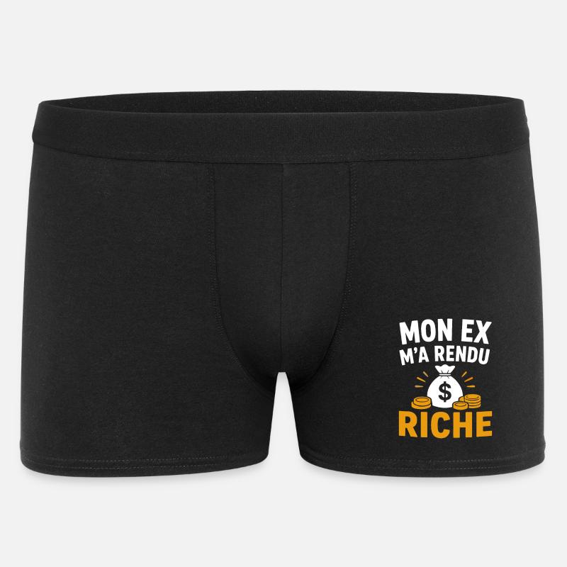 Mon ex m'a rendu riche - Boxer Homme - noir