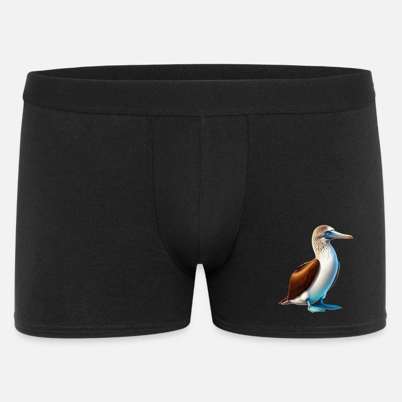 Blaufusstölpel - Männer Boxer Shorts - Schwarz