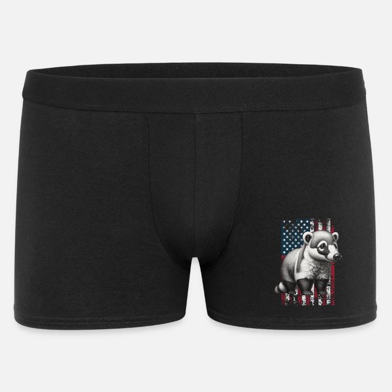 Coati US Nasenbär - Boxer Homme - noir