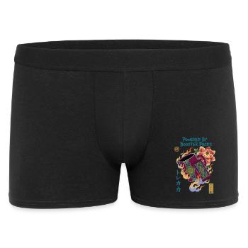 Powered By Booster Packs Trading Card Collector - Men's Boxer Shorts - black - Front
