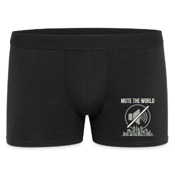 Temps de muet - Boxer Homme - noir - Devant