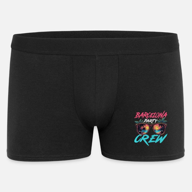Barcelone Party Crew - Boxer Homme - noir