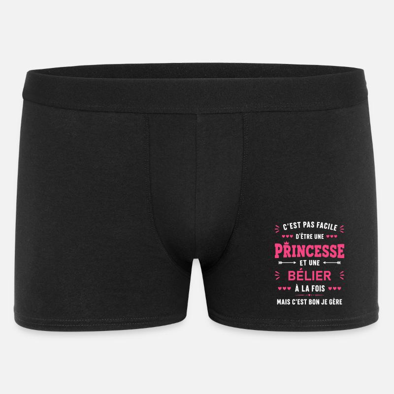 bélier - Boxer Homme - noir