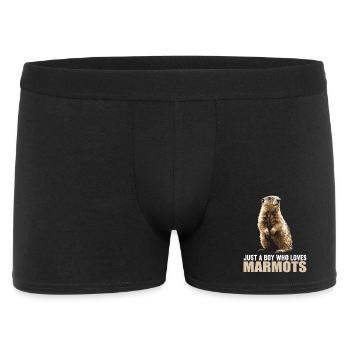 Marmots Groundhog - Men's Boxer Shorts - black - Front