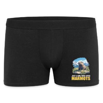 Marmots Groundhog - Men's Boxer Shorts - black - Front