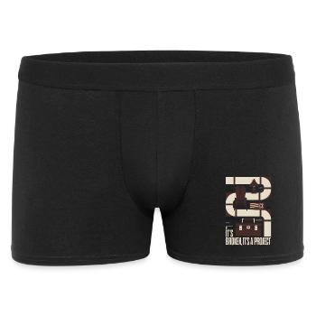 Cassé ? Projet | Réparation par upcycling - Boxer Homme - noir - Devant