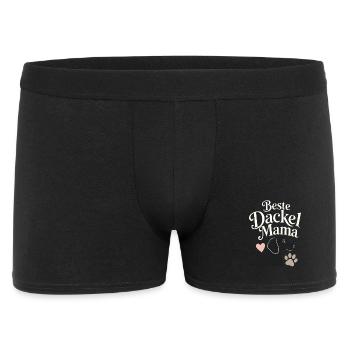 Beste Dackel Mama Dachshund Mom Gift for Dog Lover - Männer Boxer Shorts - Schwarz - Vorne