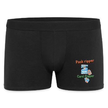 Pack Ripper Card Flipper Sammelkartensammler - Männer Boxer Shorts - Schwarz - Vorne