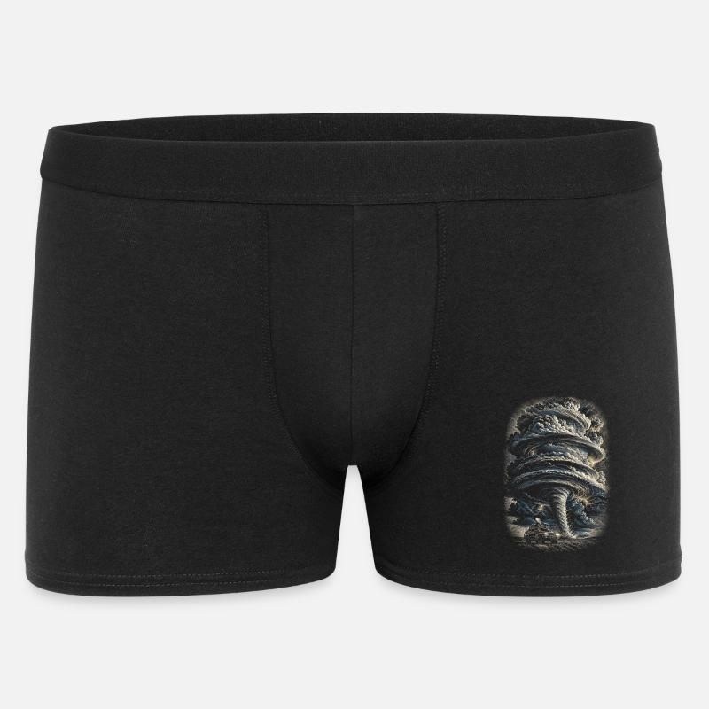 Sturmjäger Meteorologe - Männer Boxer Shorts - Schwarz