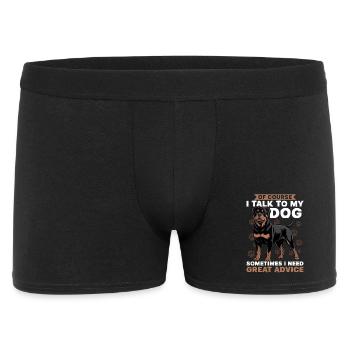 Rottweiler Rottweiler Rottie Race de chien - Boxer Homme - noir - Devant
