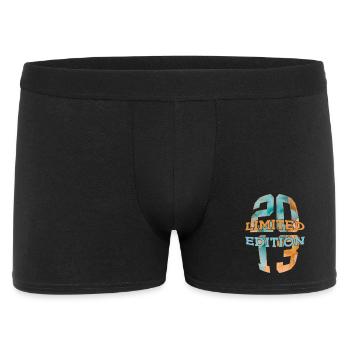LIMITED EDITION 2013 13 JAHRE 13. GEBURTSTAG - Männer Boxer Shorts - Schwarz - Vorne