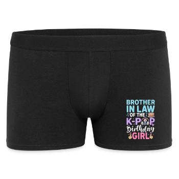 Brother-in-Law of The K-Pop Birthday Girl - Men's Boxer Shorts - black - Front