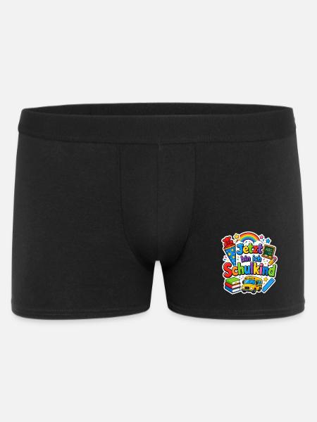 Schulkind 2026 Einschulung 2026 Schulanfang - Männer Boxer Shorts - Schwarz