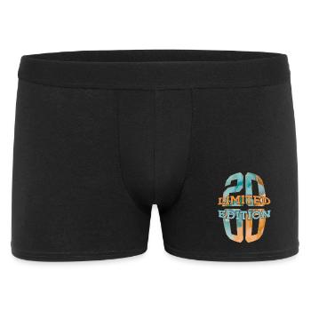 LIMITED EDITION 2000 26 YEARS 26TH BIRTHDAY - Men's Boxer Shorts - black - Front