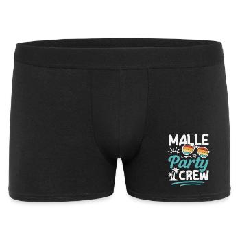 Équipe de fête Malle Groupes de vacances à Majorque - Boxer Homme - noir - Devant