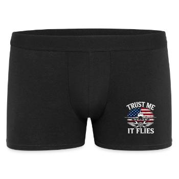 Aircraft Mechanic Aviation Engineer - Men's Boxer Shorts - black - Front