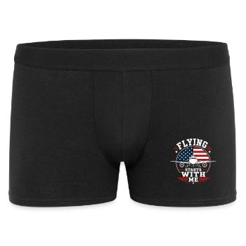 Aircraft Mechanics Aviation Technology - Men's Boxer Shorts - black - Front
