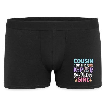 Cousin of The K-Pop Birthday Girl - Men's Boxer Shorts - black - Front