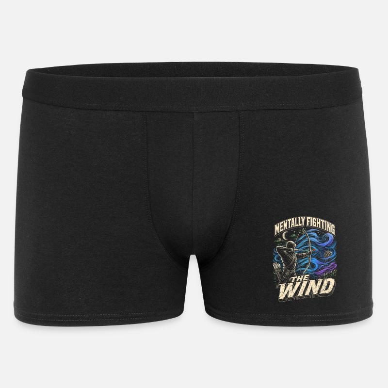 Archer à l’arc - Boxer Homme - noir