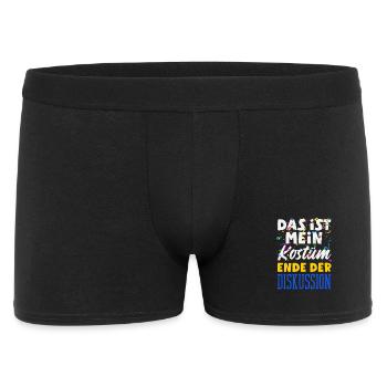 Das Ist Mein Kostüm Ende Der Diskussion Karneval - Männer Boxer Shorts - Schwarz - Vorne