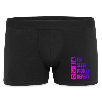 Idée de scène de pickleball pour les fans de joueurs de pickleball - Boxer Homme - noir - Devant
