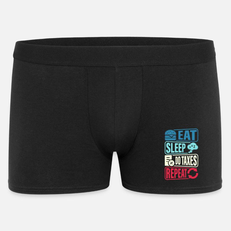 Eat, sleep, control, repeat - Men's Boxer Shorts - black