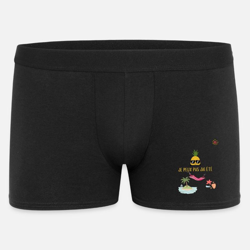 Ananas chic été hamac - Boxer Homme - noir